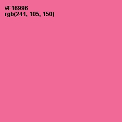 #F16996 - Deep Blush Color Image