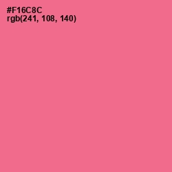 #F16C8C - Froly Color Image