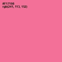 #F17198 - Deep Blush Color Image