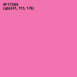 #F173B0 - Persian Pink Color Image