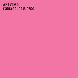 #F176A5 - Hot Pink Color Image