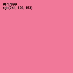 #F17899 - Deep Blush Color Image