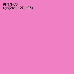 #F17FC3 - Orchid Color Image