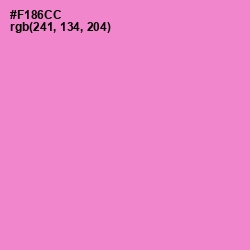 #F186CC - Shocking Color Image