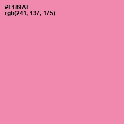 #F189AF - Tickle Me Pink Color Image