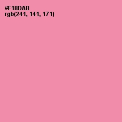 #F18DAB - Tickle Me Pink Color Image