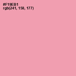 #F19EB1 - Wewak Color Image