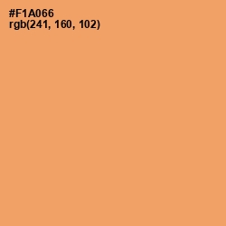 #F1A066 - Sandy brown Color Image