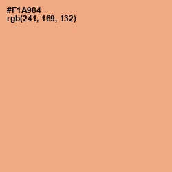 #F1A984 - Hit Pink Color Image