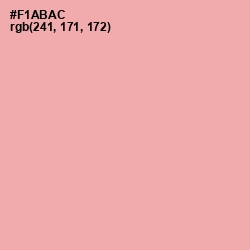 #F1ABAC - Cornflower Lilac Color Image