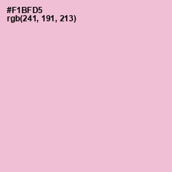 #F1BFD5 - Cupid Color Image