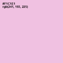 #F1C1E1 - Classic Rose Color Image