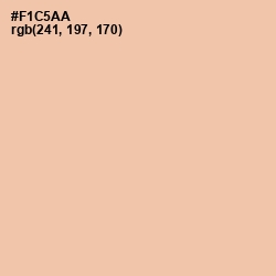 #F1C5AA - Wax Flower Color Image