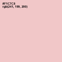 #F1C7C8 - Pink Color Image