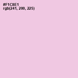 #F1C8E1 - Classic Rose Color Image