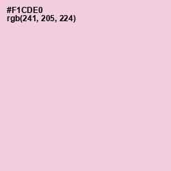 #F1CDE0 - Classic Rose Color Image