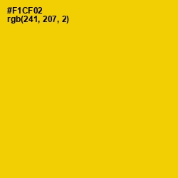 #F1CF02 - Supernova Color Image