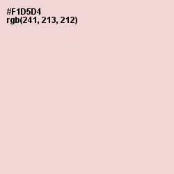 #F1D5D4 - Vanilla Ice Color Image