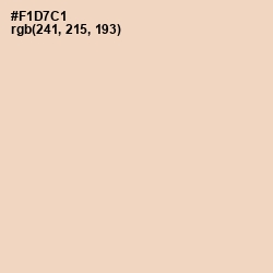 #F1D7C1 - Tuft Bush Color Image