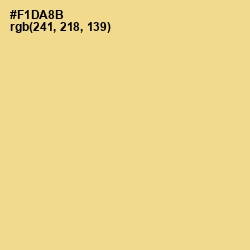 #F1DA8B - Buff Color Image