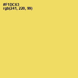 #F1DC63 - Goldenrod Color Image