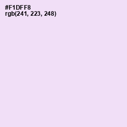 #F1DFF8 - Pink Lace Color Image