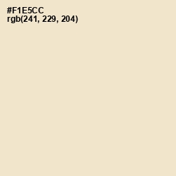 #F1E5CC - Wheatfield Color Image
