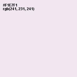 #F1E7F1 - Amour Color Image