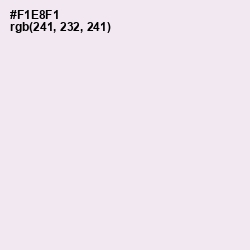 #F1E8F1 - Amour Color Image