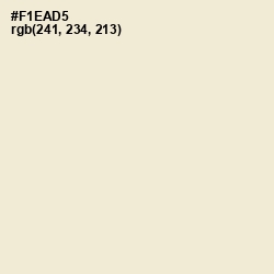 #F1EAD5 - Parchment Color Image
