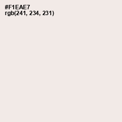 #F1EAE7 - Dawn Pink Color Image
