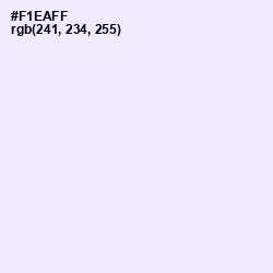#F1EAFF - Blue Chalk Color Image