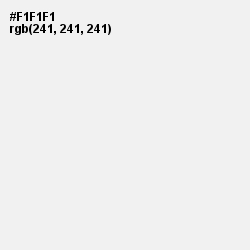 #F1F1F1 - Seashell Color Image