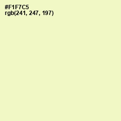 #F1F7C5 - Chiffon Color Image