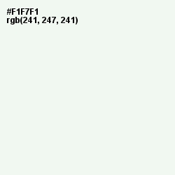 #F1F7F1 - Saltpan Color Image
