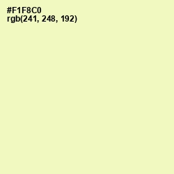 #F1F8C0 - Chiffon Color Image