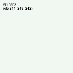 #F1F8F2 - Snow Drift Color Image
