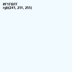 #F1FBFF - Alice Blue Color Image