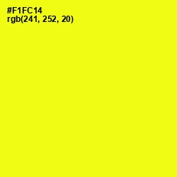 #F1FC14 - Broom Color Image