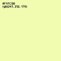 #F1FCB0 - Shalimar Color Image