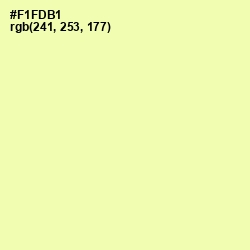 #F1FDB1 - Shalimar Color Image