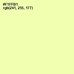 #F1FFB1 - Shalimar Color Image