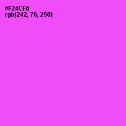 #F24CFA - Pink Flamingo Color Image