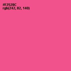 #F2528C - French Rose Color Image