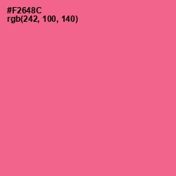 #F2648C - Froly Color Image