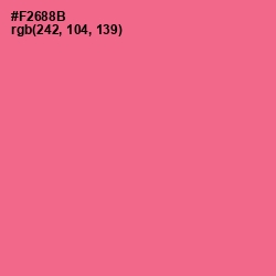 #F2688B - Froly Color Image