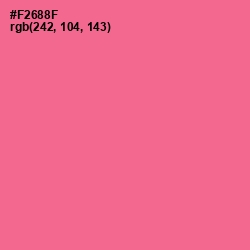 #F2688F - Froly Color Image