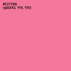 #F2779B - Deep Blush Color Image