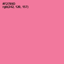 #F2789D - Deep Blush Color Image
