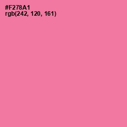 #F278A1 - Hot Pink Color Image